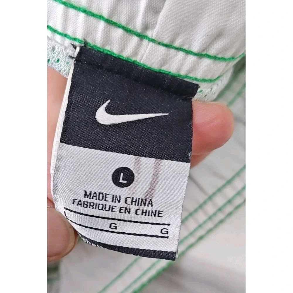 NIKE Swim Shorts Green Men Size Large Intact Lining Green‎ 10
